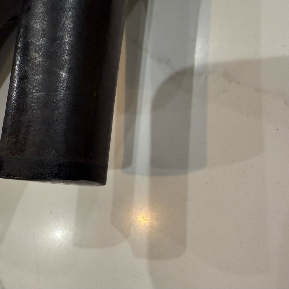 Elegant Black Knee-High Leather Boots TOM FORD LEATHER SIZE 37 - Picture 8 of 13